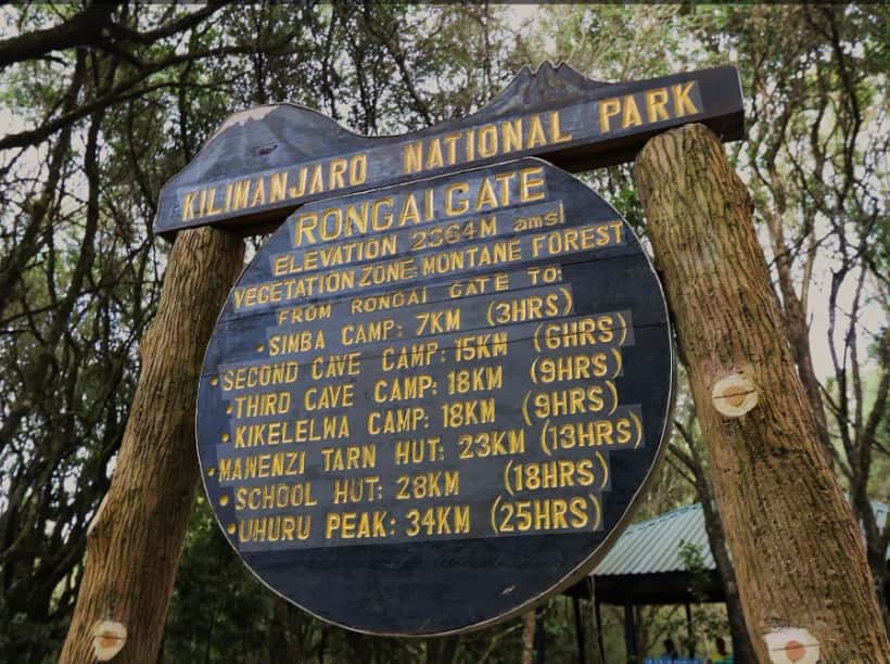 Rongai Gate to Rongai One Cave Camp